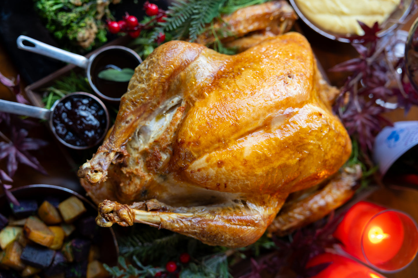 Christmas Whole Roasted Free-range Turkey (8-12pax)